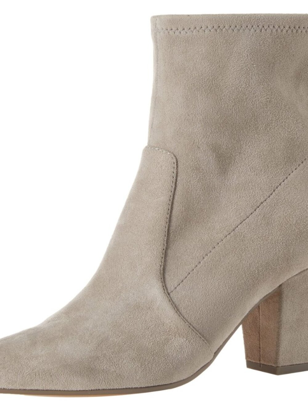 Women's Fitted Stretch Ankle Heel Boots with Pointed Toe